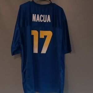 Men's Blue and Yellow Sports Jersey